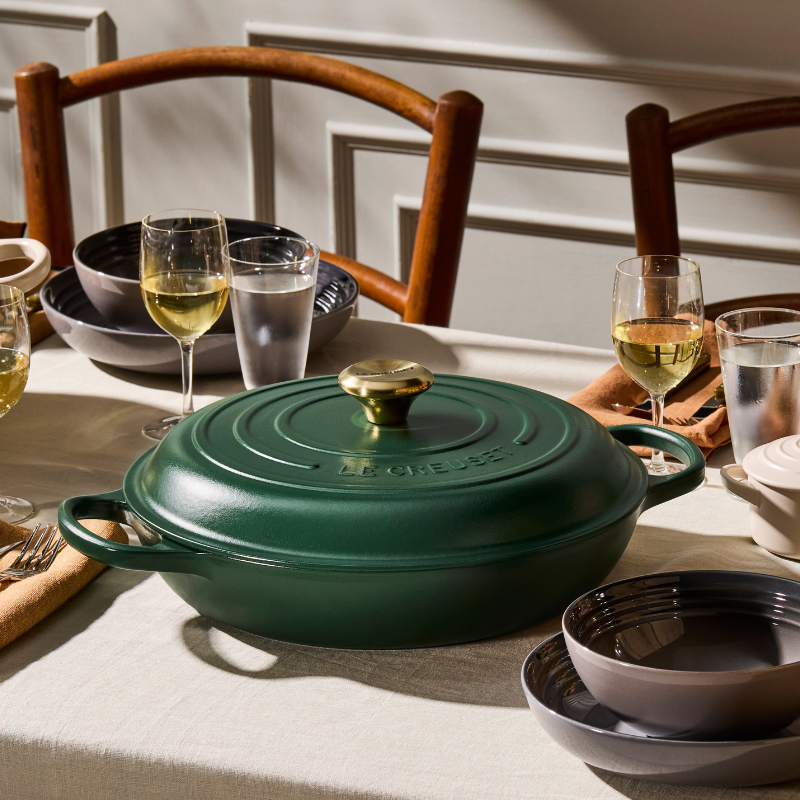 Le Creuset Forêt — estilo de vida
